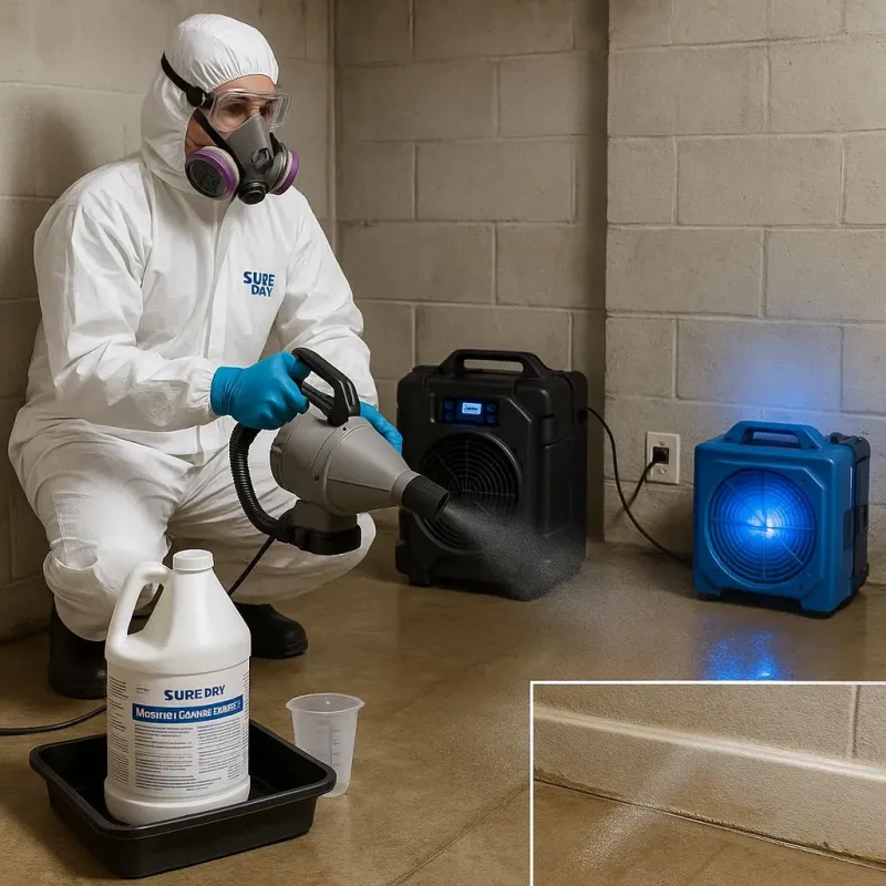 Sanitization and Odor Removal process in Sunnyside, GA
