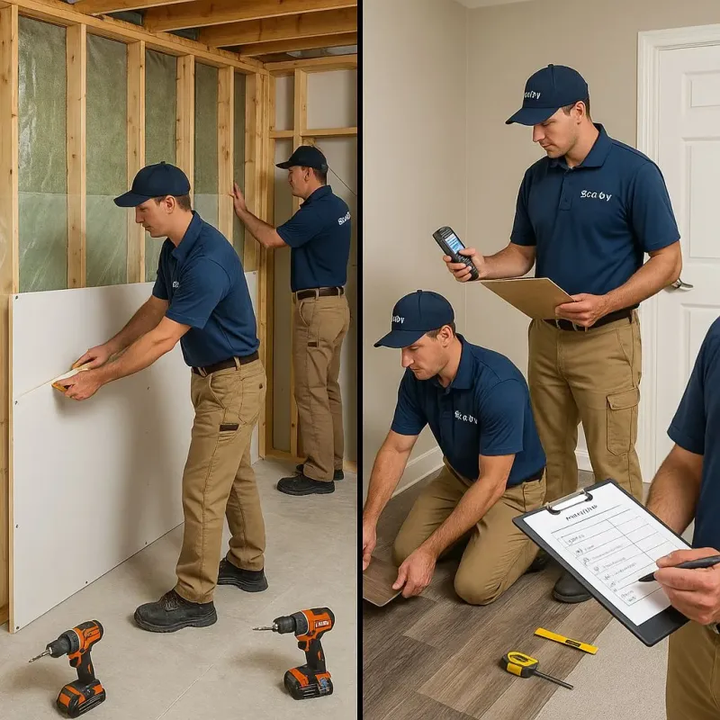 Repairs and Reconstruction process in Sunnyside, GA